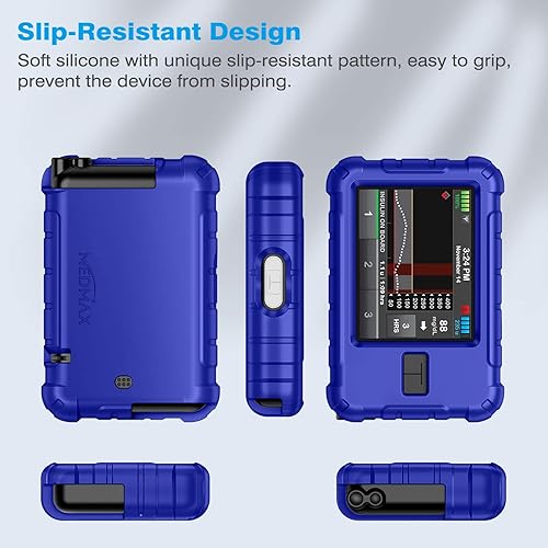 Vista 5 de Funda de silicona para tándem T: Slim X2/T: bombas de insulina delgadas, a prueba de golpes, antideslizante, piel de gel suave con bisel elevado