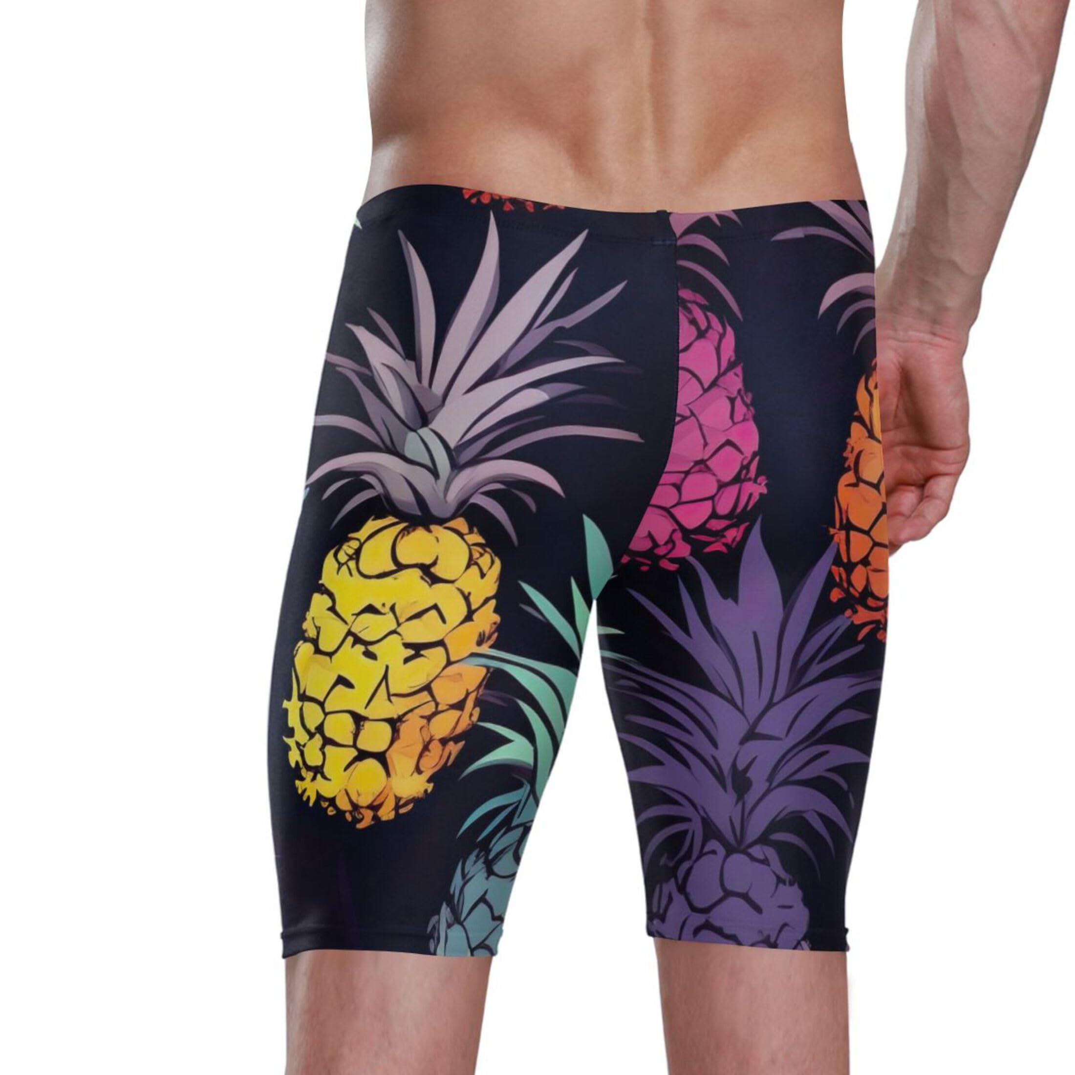 UMIRIKO Pineapple Fruit Men's Swimsuit Swim Jammers L B0401022