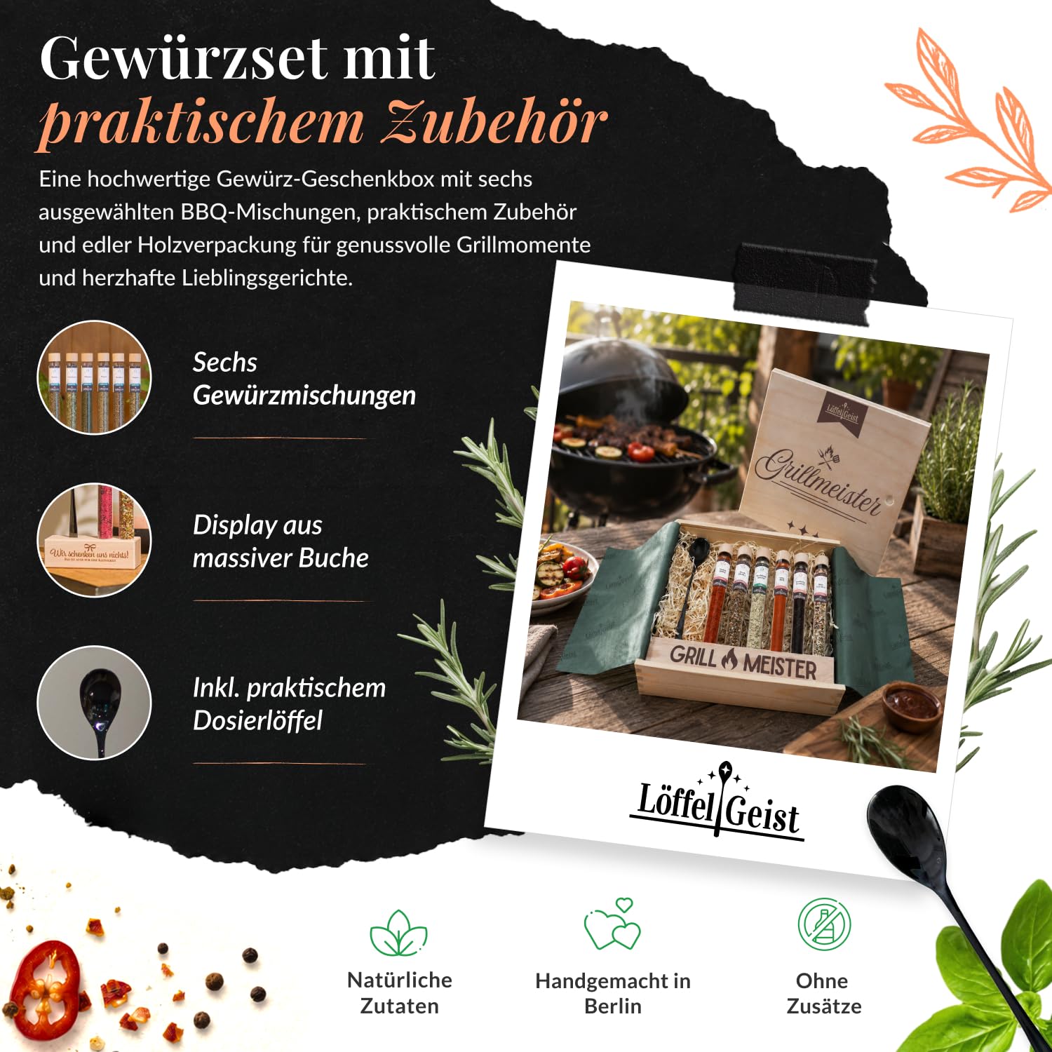 Gewürz-Geschenkbox Grillmeister
