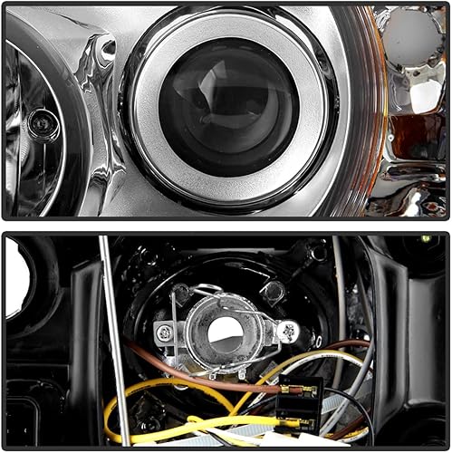 Miniatura 3 de ACANII - Para [modelo halógeno] 1998-2001 Mercedes-Benz W163 ML320 ML430 Cromado Faros delanteros izquierdo+derecho