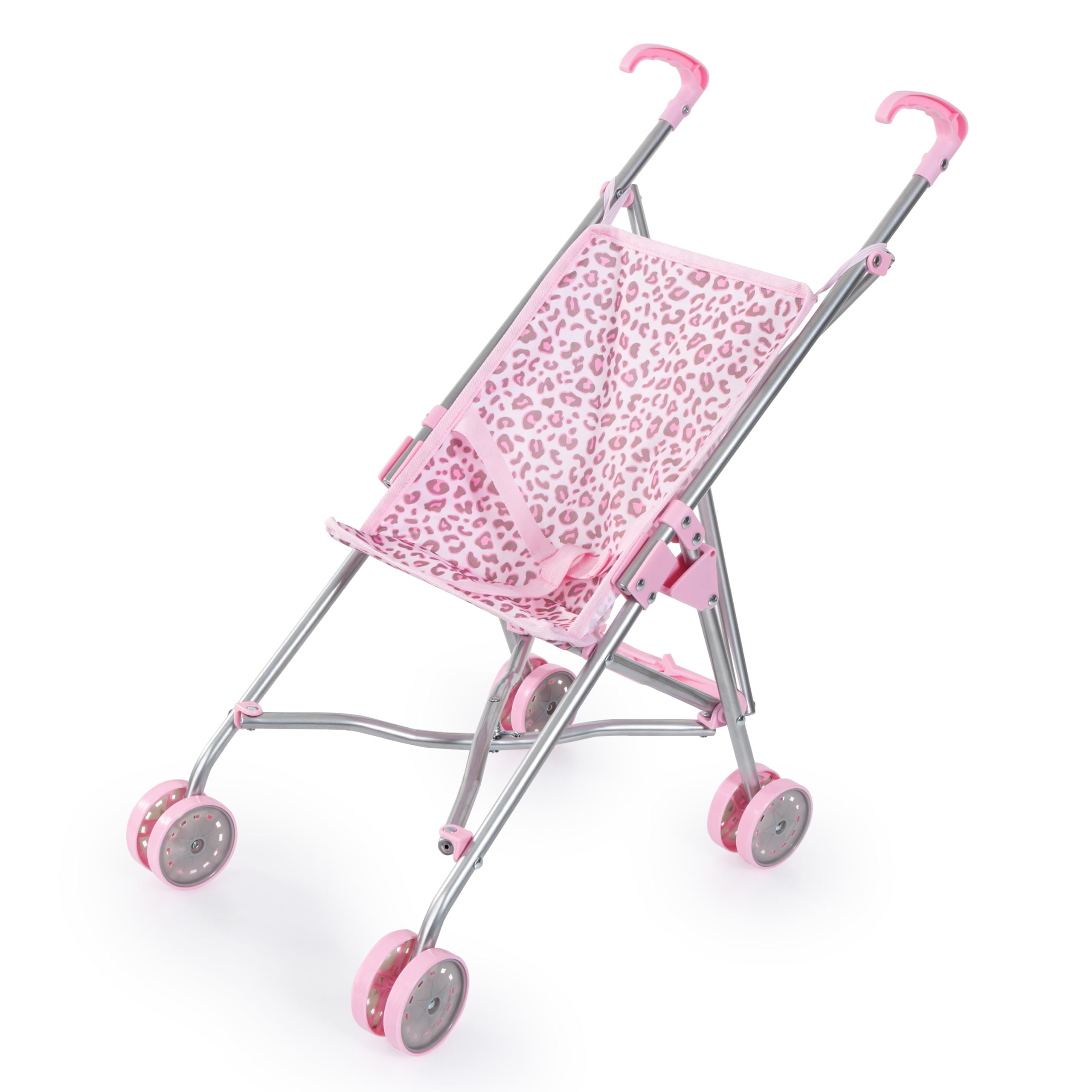 Bayer Design 30102AB Doll pushchair, umbrella stroller, integrated safety belt, double wheels, foldable, metal — image 1