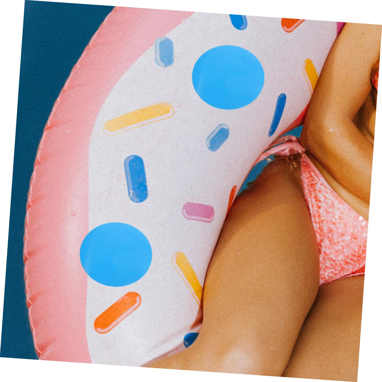 VANZACK Schwimmbad Zuschuss Kajak Aufblasbarer Schwimmring Reing Patches Kanu Re Patch Schwimmring Patches Schwimmring Patches Luftmatratzen Patch Himmelblaues PVC