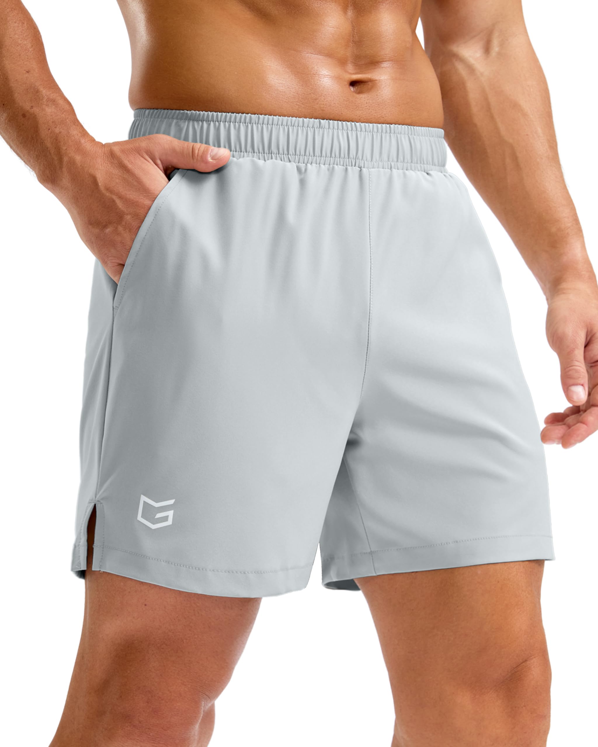 G Gradual Men's Athletic Running Shorts with Pockets 5"/ 7"/ 9" Gym Shorts