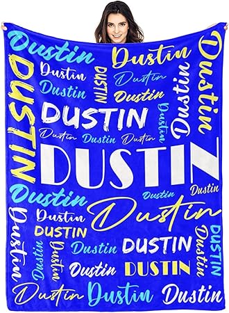 Personalized Blankets for Kids with Names Customized Blankets with Name for Adult Custom Blanket Gift for Birthday Christmas Valentines Day Gift