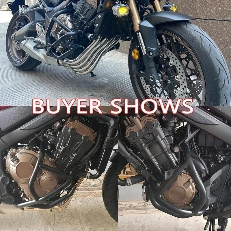 Barres de sécurité pour moto CB650R : crash bar en acier haute résistance antichute
