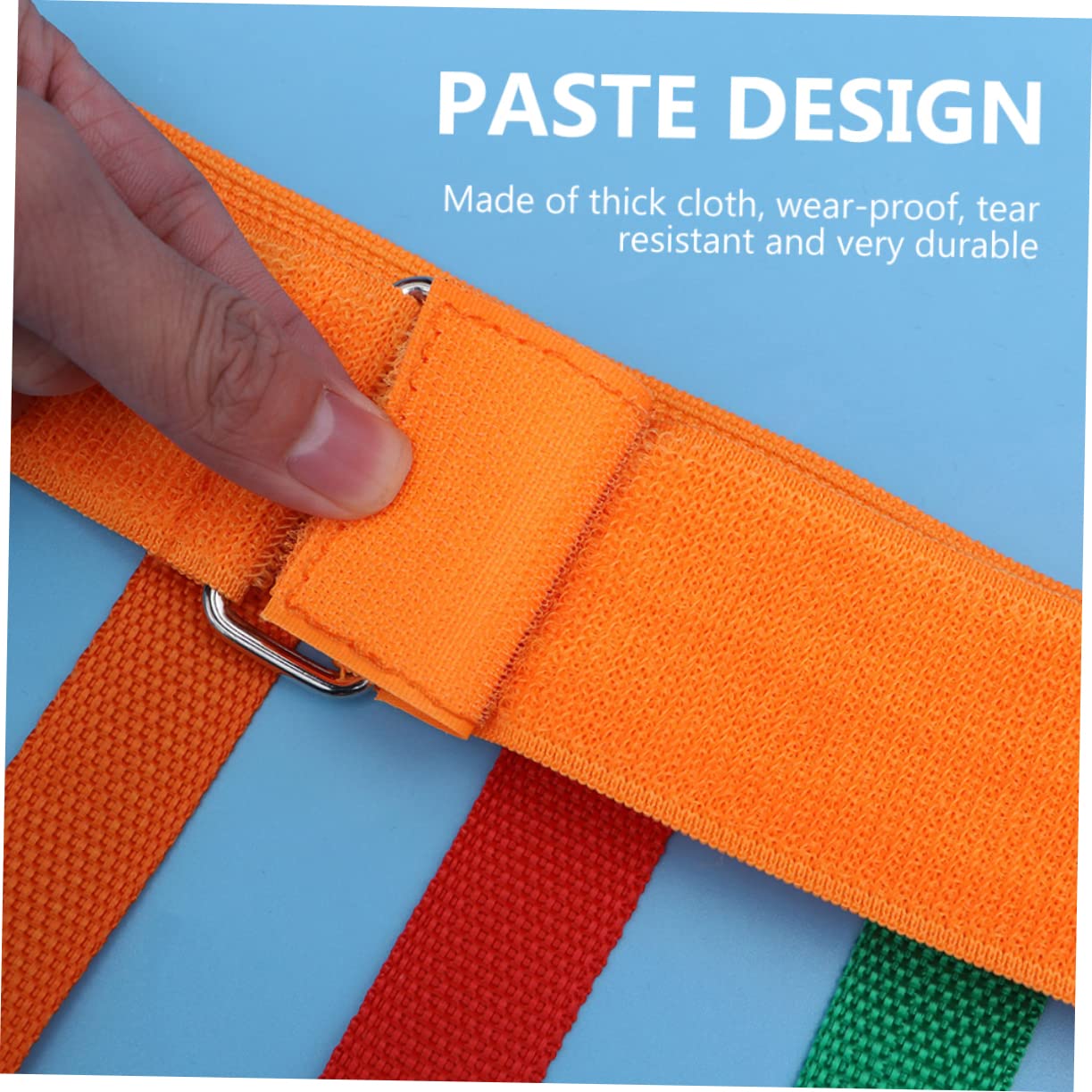 Vaguelly 2 Sets Kindergarten Pull Tail Belt Outdoor Activity for Parent Teamwork and Sensory Training for Social Skills Development Random Color