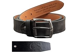 Personalized Engraved Leather Belt: A Timeless Expression of Love and Style