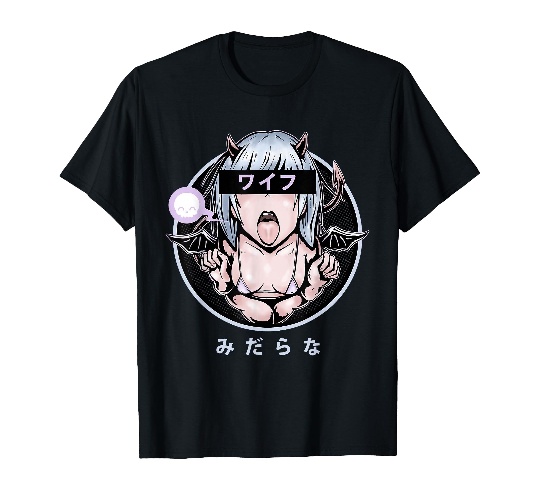 Lewd Anime Devil Girl T-Shirt