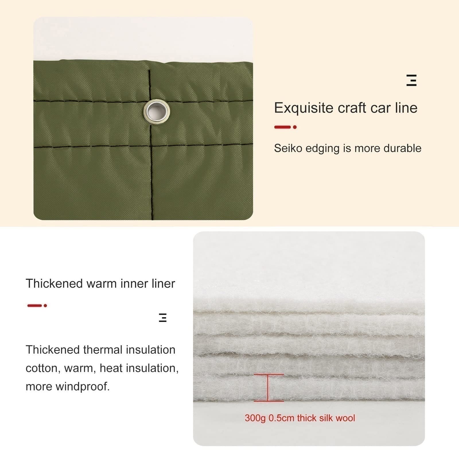Türvorhang Thermo Kälteschutz Tür, Kälteschutzvorhang für Türen, Thermovorhang Gegen Kälte, für Türen Winter Kälteschutz, Geräuschisolierung Winddicht, Isolier Schutz Vorhang, für Balkontür