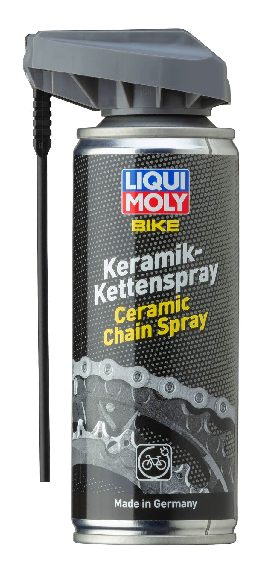 LIQUI MOLY Bike Keramik-Kettenspray | 200 ml | Fahrrad Haftschmierstoff ohne Kupfer | Art.-Nr.: 21692