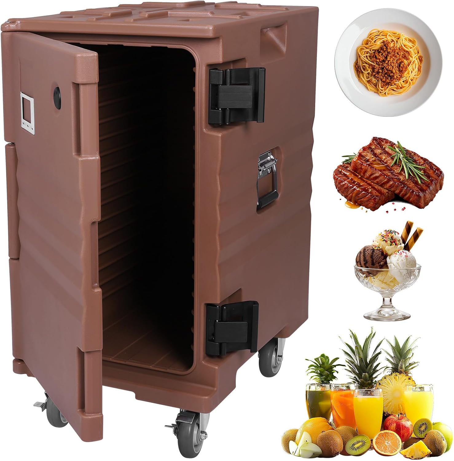 Generic 118QT Front Portable Catering Carrier with Insulated Box