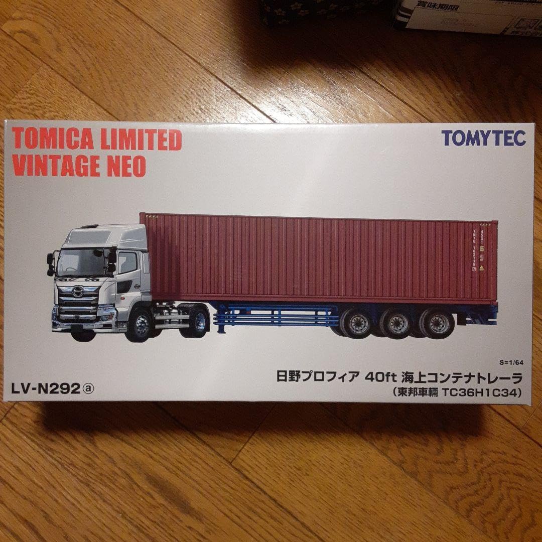 Amazon.co.jp: LV-N292 日野プロフィア 40ft 海上コンテナトレーラ