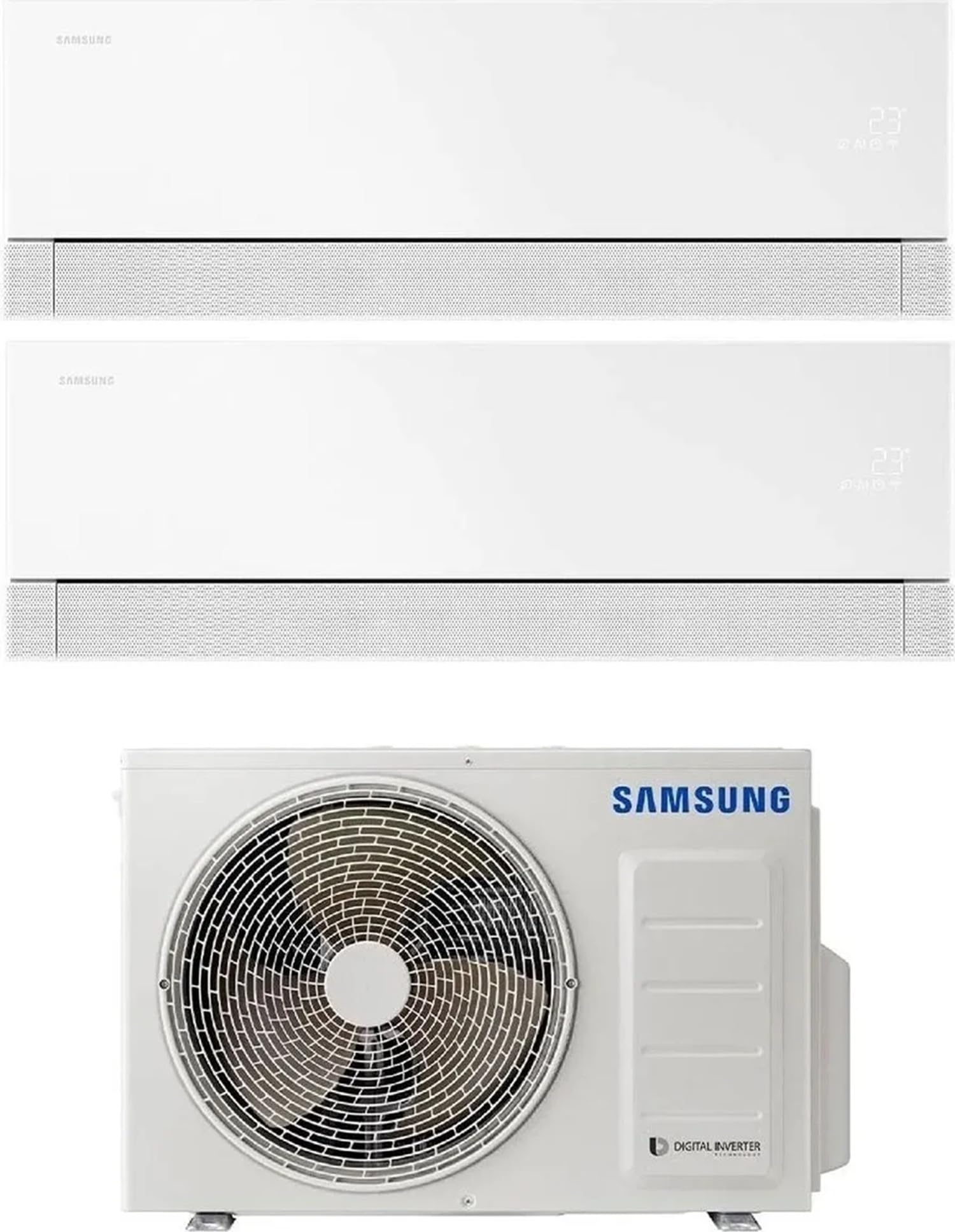 Windfree Premiere Essential White - Climatizzatore Dual Split 12000+18000 Btu Inverter con Pompa di Calore Classe A+++/A++