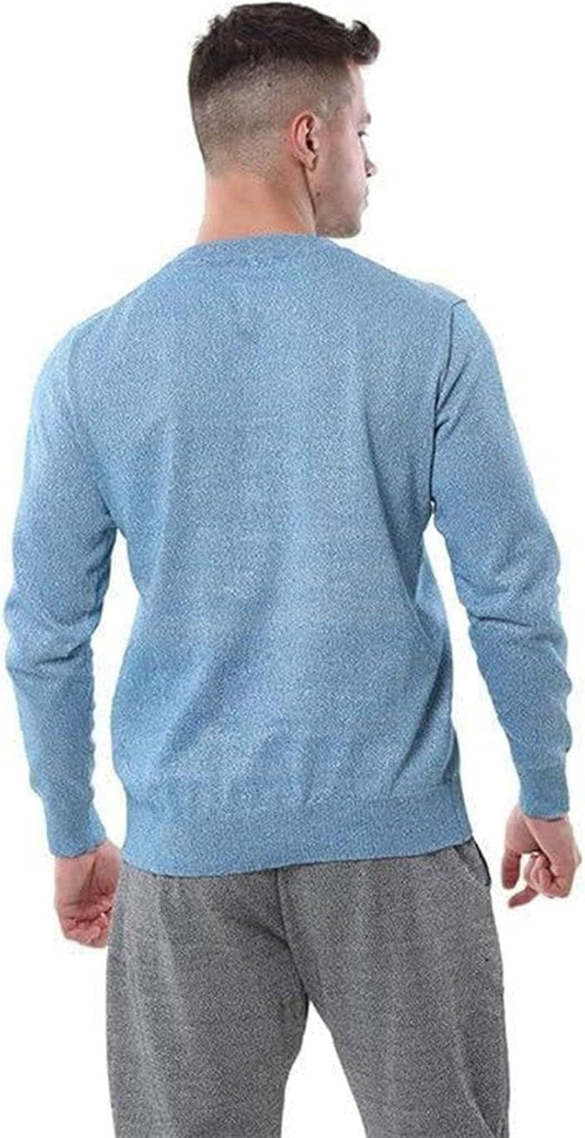 Camicia Resistente al Taglio Polizia Abbigliamento Antitaglio Pullover Protettivo di Livello 5 Girocollo Camicia di Sicurezza sul Lavoro A Maniche Lunghe per La Produzione Industriale Blue,M