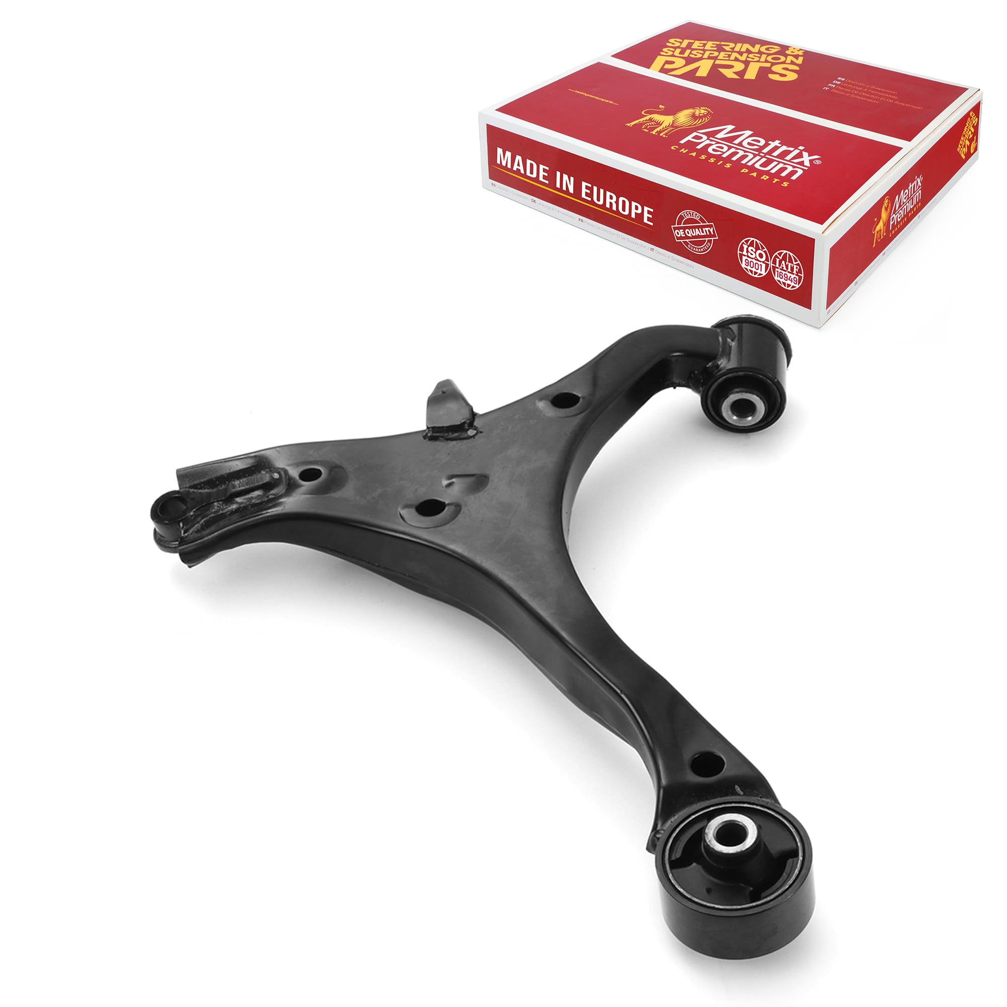 Metrix Premium Chassis Parts - Front Right Lower Control Arm Fits 2001-2005 Acura EL, 2001-2005 Honda Civic, Replacement RK640287, Made in Europe