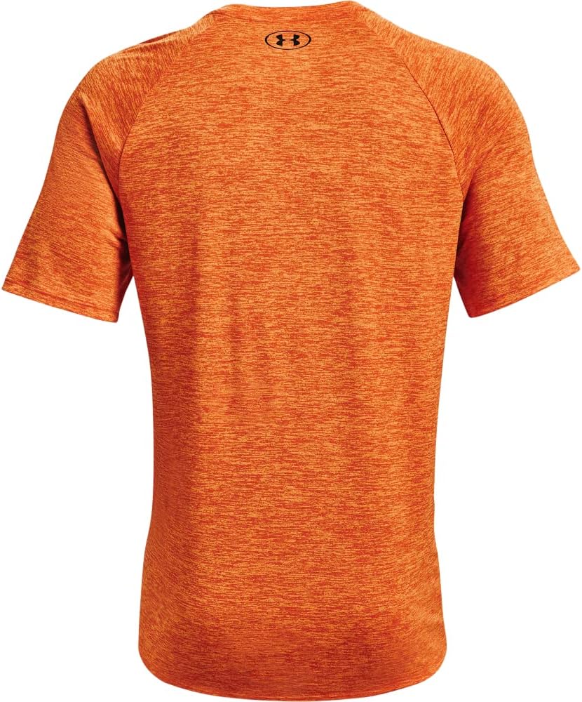 Under Armour Men's Tech 2.0 Short-sleeve T-shirt Standard Small Vibe Orange (850)/Black