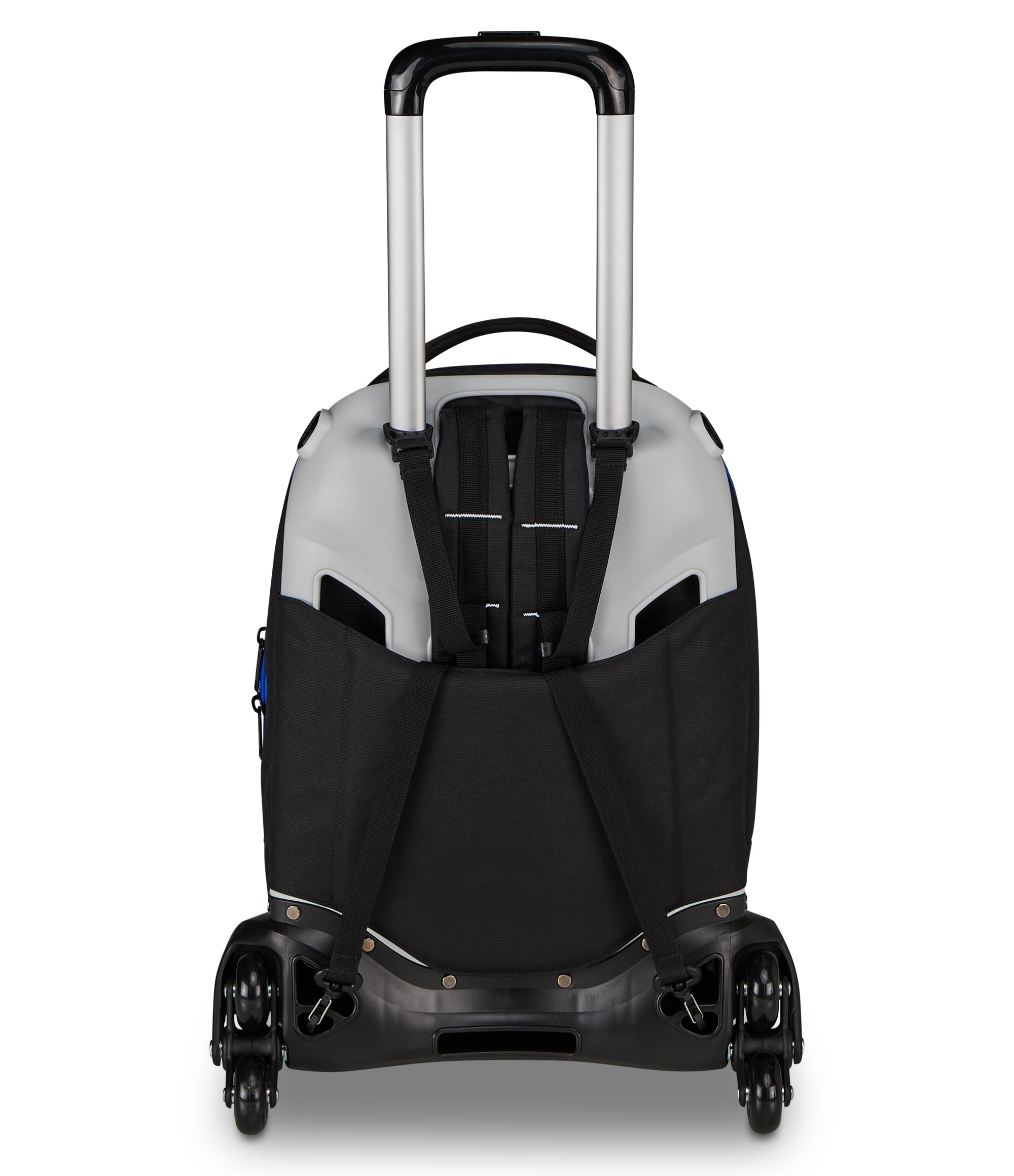 Seven Trolley Scuola Jack 3 Ruote Inter, Blu, 33 L, Scomponibile, Cross-over System, 3 in 1, Uso Zaino, Tasca frontale, Scuola elementare e media, Bambino, Ragazzo, Calcio, Prodotto ufficiale