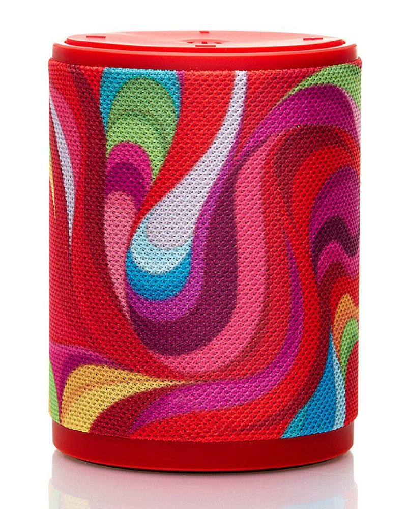 Wowzr X-Pop Bluetooth Speaker with Hand-free Mic + 360º Sound Quality–Search & Pair up to 8 Devices on Auto, Apple/Android Compatible- Water Resistant, 8hr Battery Life (Rechargeable via USB)- Travel Size Compact Design, Available in 5 Amazing Skins