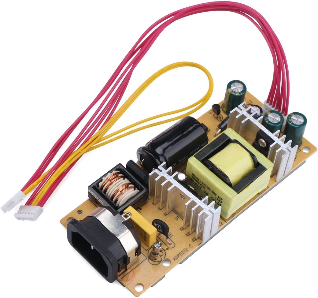 Droking AC 110V/220V to DC 12V/5V 3A Dual Output Power Supply Board Universal Adaptor Fit for 15~22 Inch LCD Display