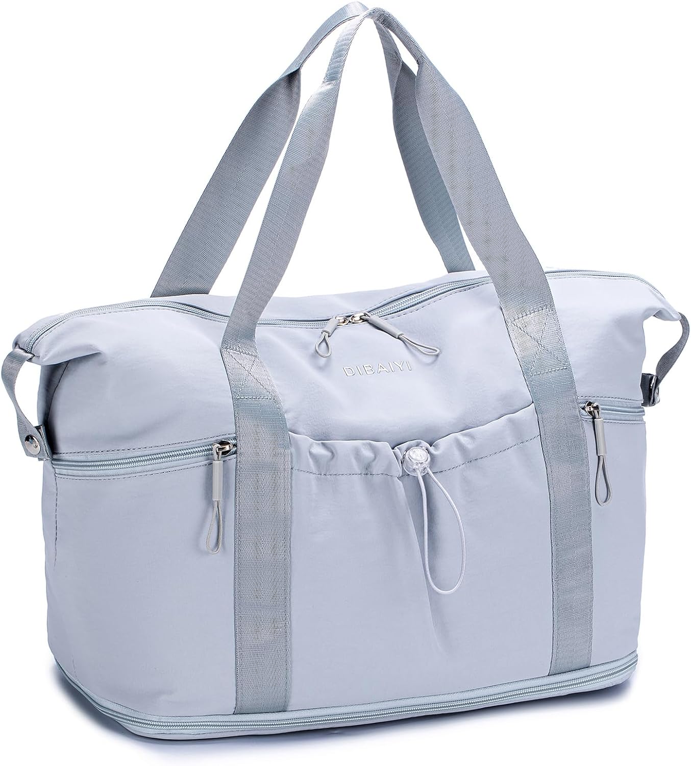 BAGROUPS Transavia Travel Bag 32L Cabin Airplane Bag 40 x 30 x 20 cm 40 x 30 x 20 cm Volotea Expandable Foldable Waterproof Hand Luggage for Hospital Weekend Sports Men Women, grey, Travel bag