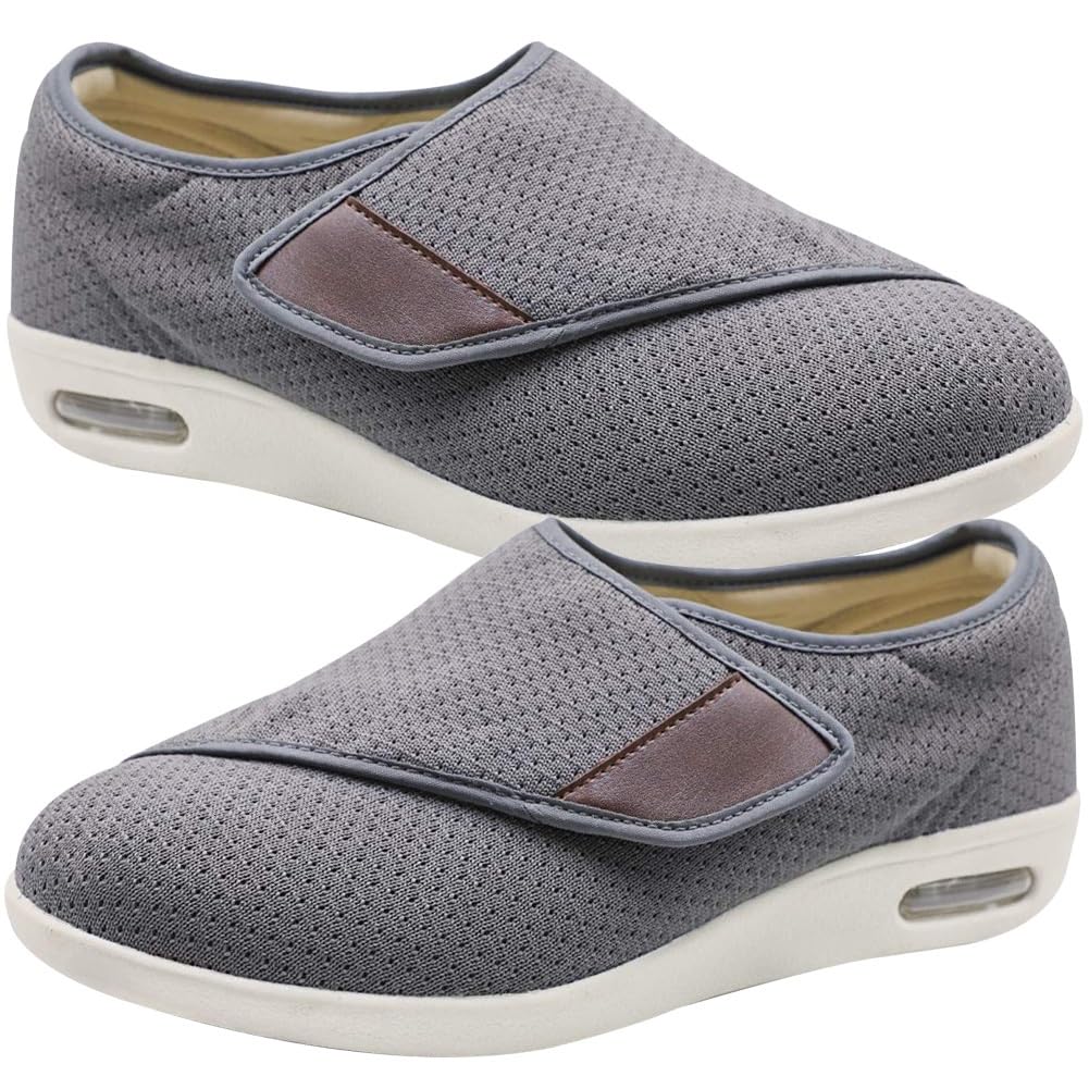 Schuhe Herren Sneaker Orthopädische Schuhe Herren Klettverschluss Laufschuhe Herren Schuhe Sneakers Sportschuhe Straßenlaufschuhe Turnschuhe Leichtgewichts Sommerschuhe