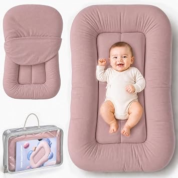 Infant Support Cushion for Newborn 0-24 Months, Rose Petal-CS