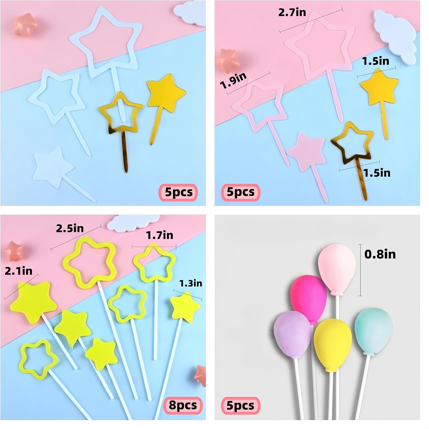 Unicorn Cake Topper Rainbow Cake Topper Unicorn Birthday Cake Decorations