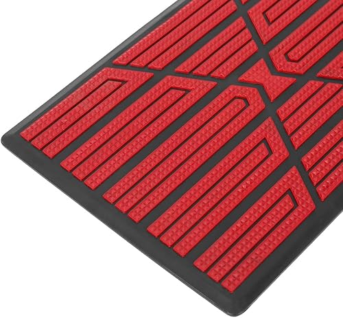Miniatura 4 de X AUTOHAUX 2 alfombrillas universales para el suelo del automóvil, almohadilla de pedal para el talón y el rasguño