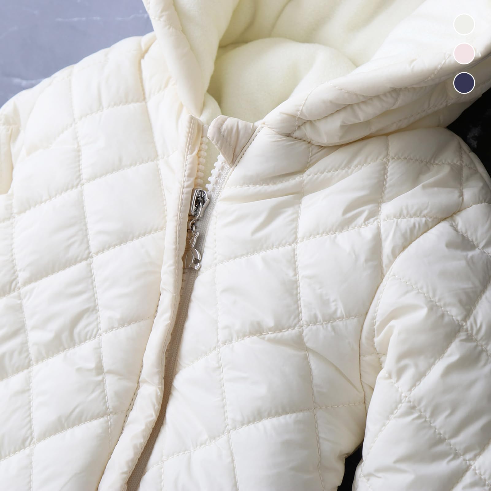 Traje de Nieve Bebé Niños Niñas Disfraz Mono Recién Nacido Engrosado Traje de Esquí con Capucha