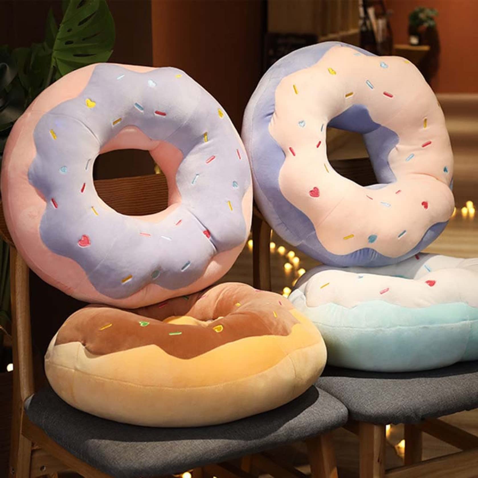 Amazon.co.jp: M．ASSOLATO ぬいぐるみ ドーナツ 大きい