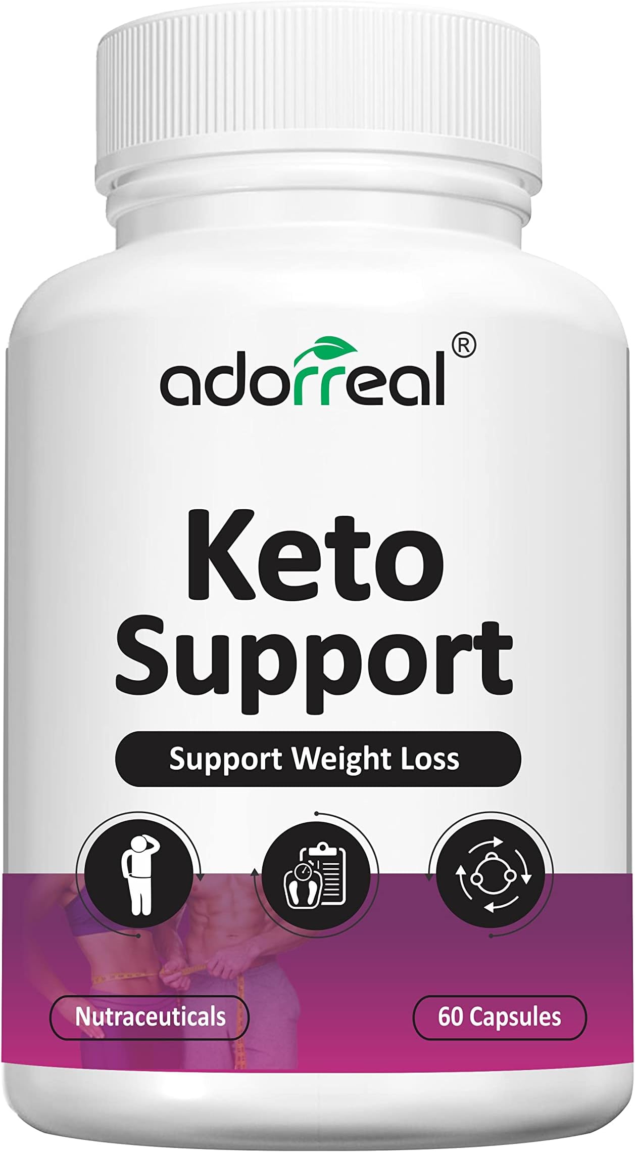 Adorreal KETO Support ketogenic FAT Burner-120 Capsules