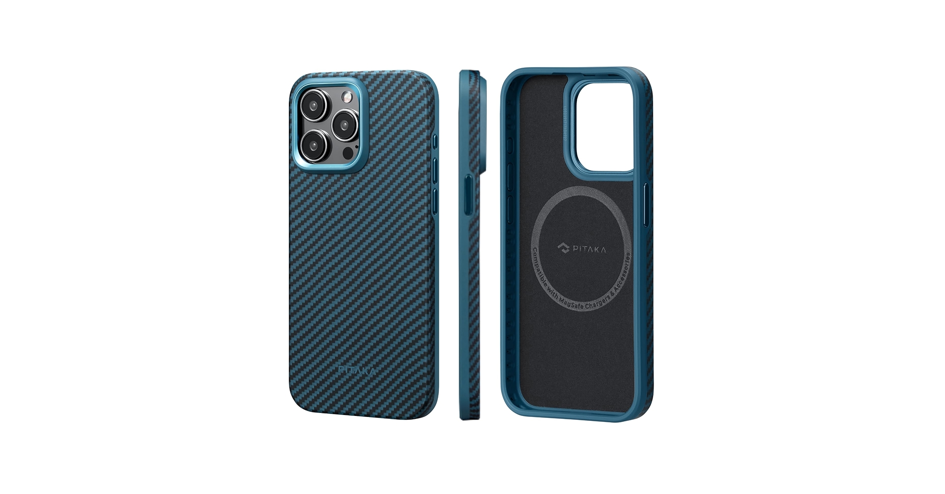 iphone15 128G ブルー バッテリー100％　PITAKAケース付 iphone15 128G ブルー バッテリー100％ PITAKAケース付