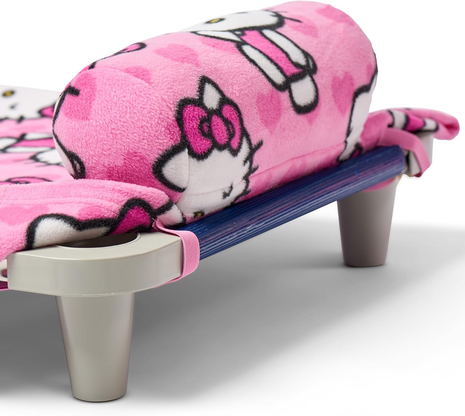 ROLLEE POLLEE Nap Sac Roll Up Napping Blanket with Attached Pillow for Preschool/Daycare, Super Soft with Elastic Straps, Fits Most Mats and Cots