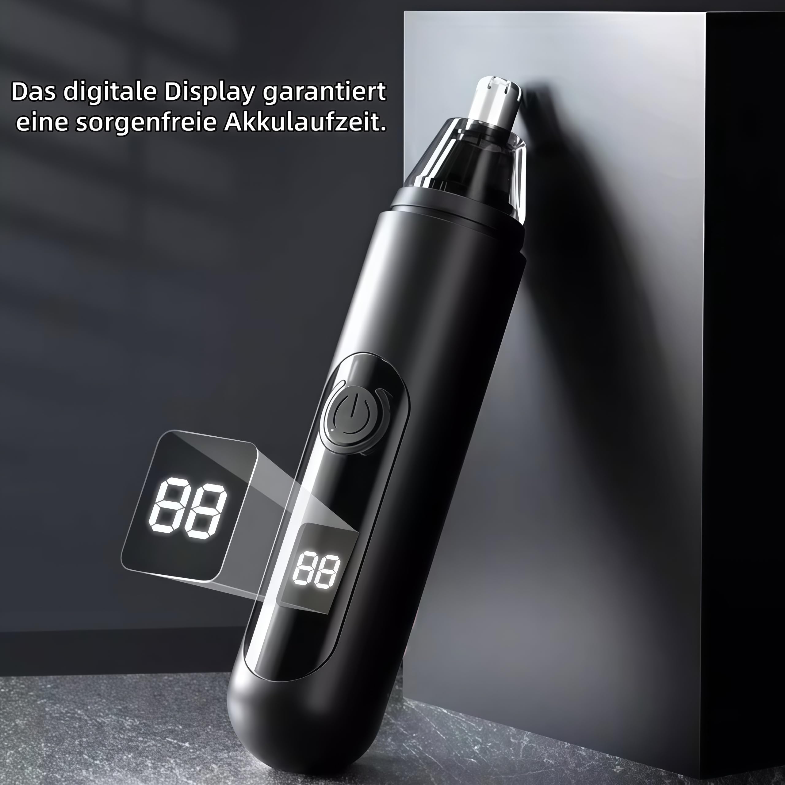 Mr. Bold Pro Nasenhaartrimmer Herren, präziser Trimmer mit omnidirektionalem Klingensystem und hautfreundlichem Design, ideal für Alltag und Reisen