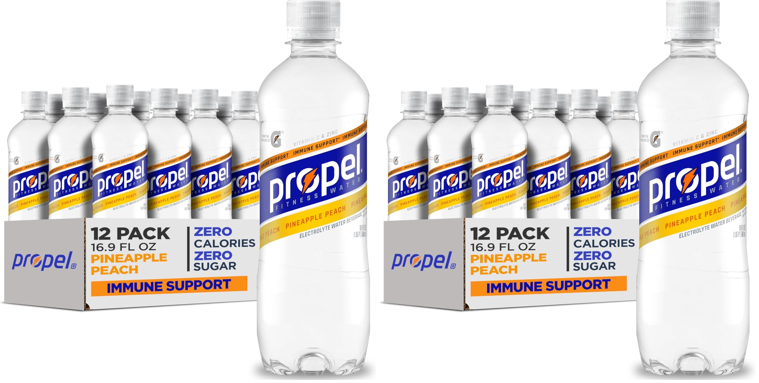 あい(プロフミテネˊ˗) Amazon.com : Propel Immune Support, Pineapple Peach, 16.9 Fl Oz