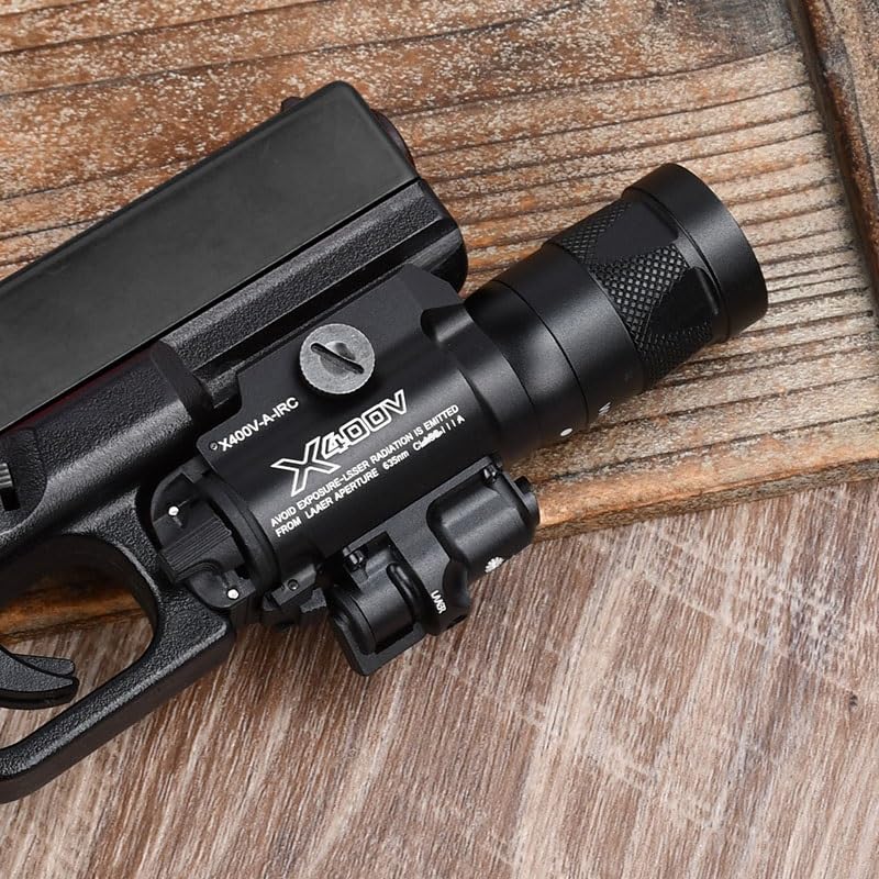 Amazon.co.jp: WADSN CNC加工！ X400VタイプLED ライト REDモデル（高