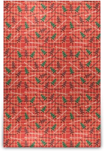 Christmas Tree Pattern Illustration Throw Blanket, Ultra-Soft Ultra-Soft Throws for Picnic, Camping, Living Room, Spring Blanket, 60"x90"