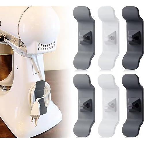 New Talent 6pcs Cord Organizer for Appliance - Useful Kitchen Gadgets for Kitchen Organization, Kitchen Accessories for New Apartment, New Home Must Haves Kitchen Gifts for Women Adults Mom Wife