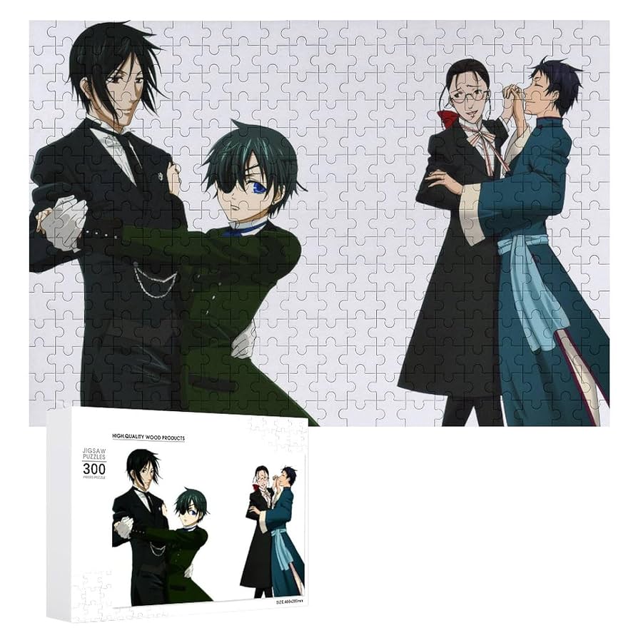 Amazon.co.jp: 黒執事 ジグソーパズル アニメ 木製パズル