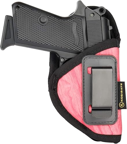 Miniatura 1 de Kosibate S&W Bodyguard 380 - Funda de piel sintética IWB, compatible con Taurus TCP, Sig P238, Jimenez JA, PPK .380