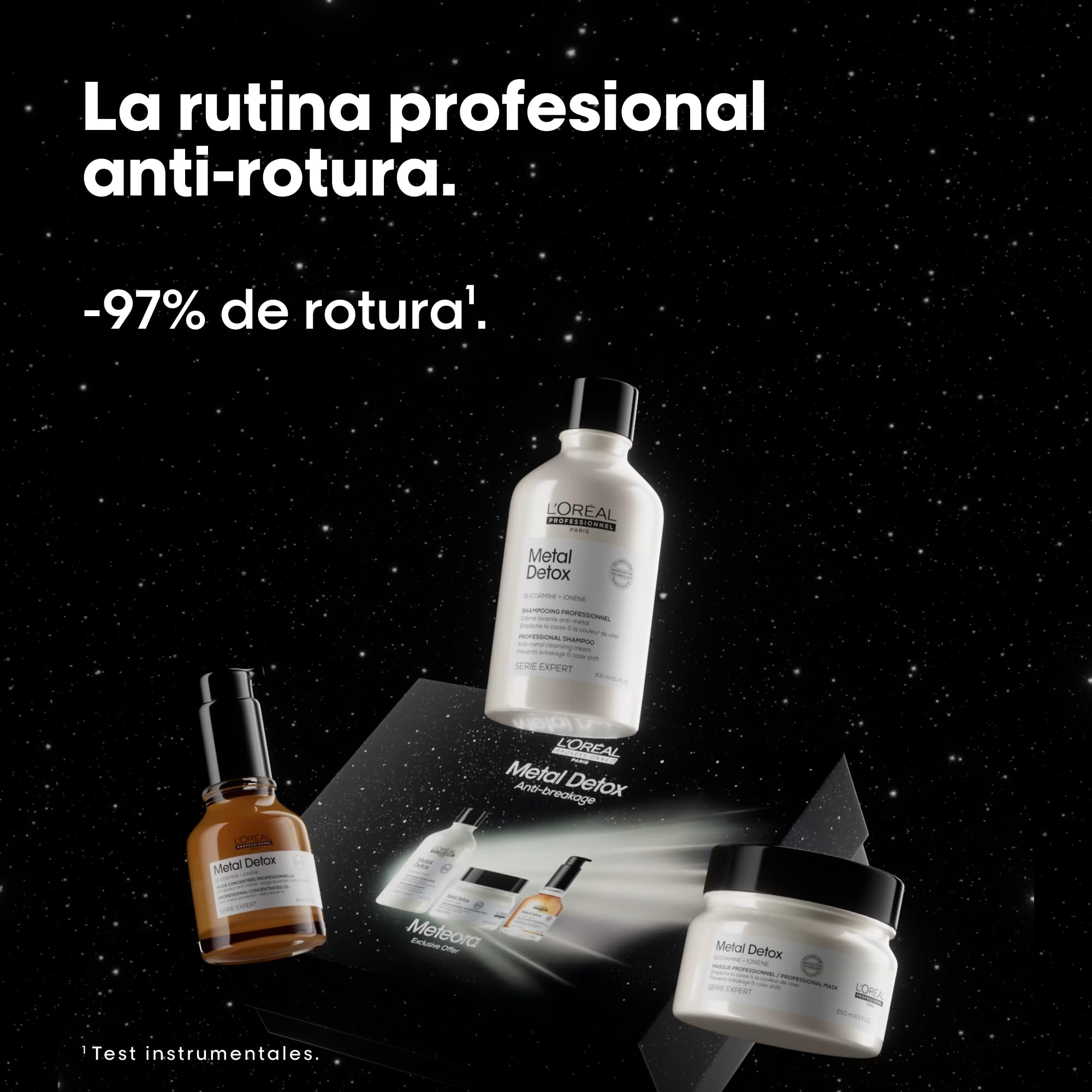 L’Oreal Professionnel Cofre Edición Limitada Meteora Metal Detox 2025 Trio.
