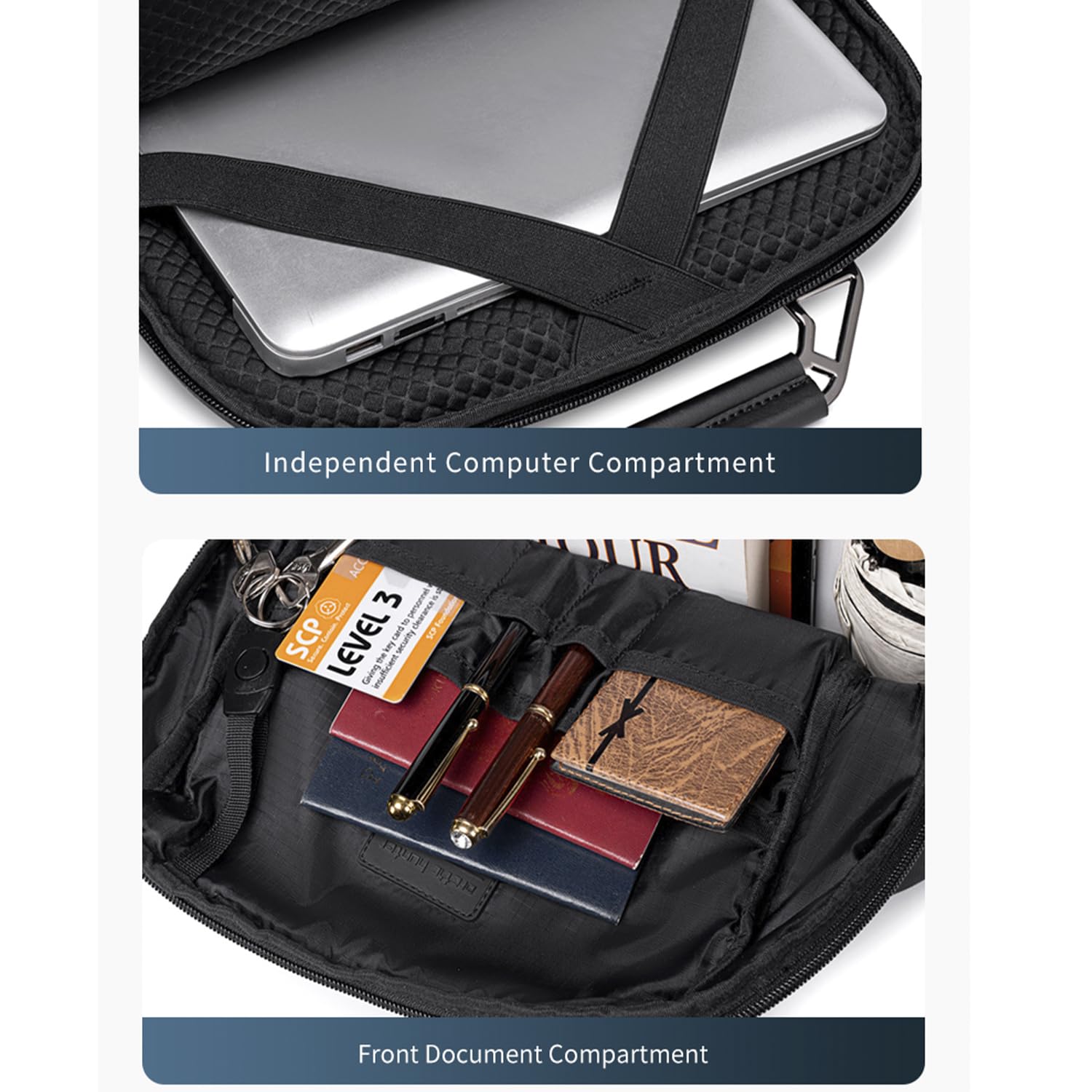 Arctic Hunter Office Laptop Backpack for Men 20L Business Backpack with USB & Type C Charging Port 15.6" Shock-proof Laptop Bag Crash Cushion Pad Premium Handle For Commute 17 713FK2IcagL. SL1500