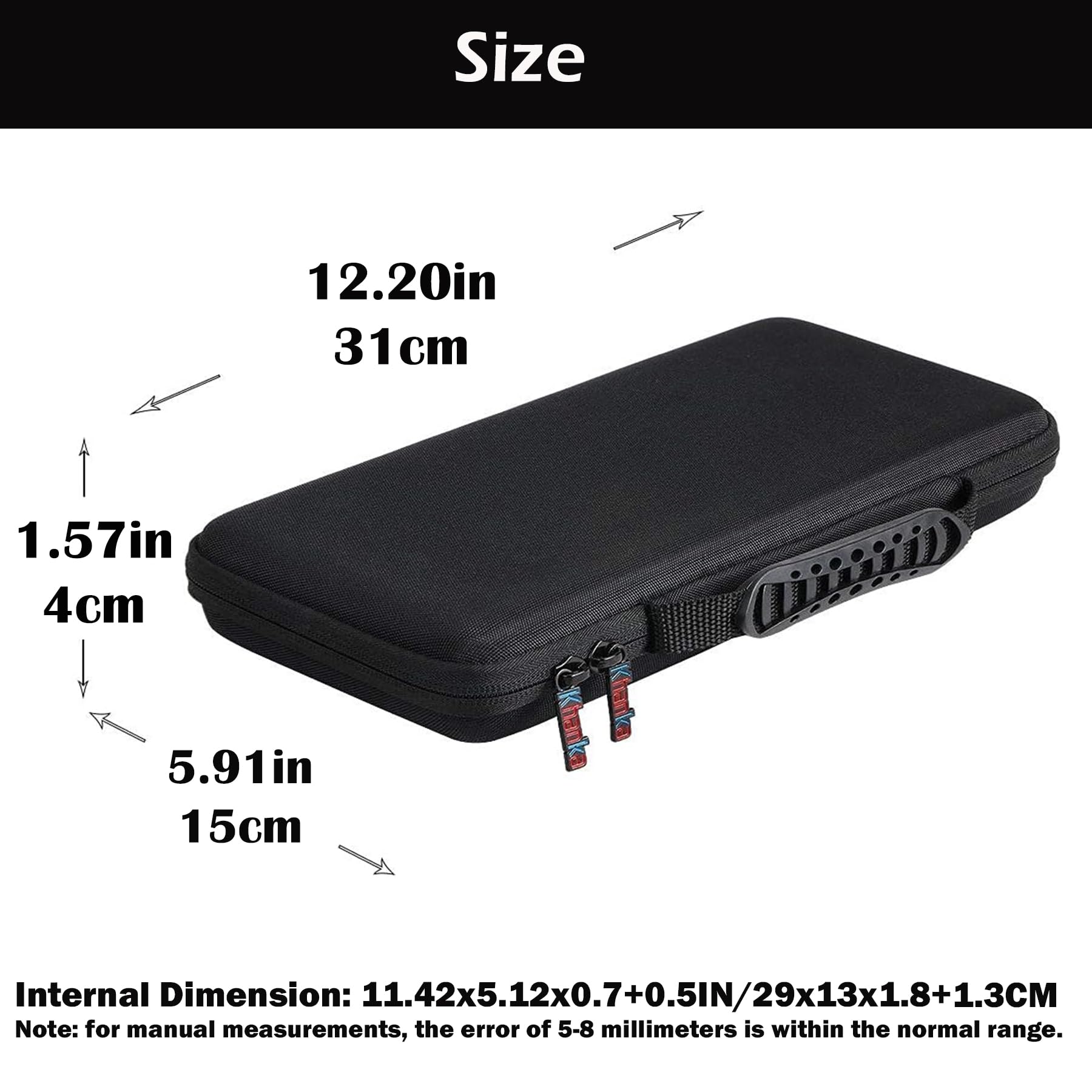 Toetsenbordhoes Compatibel met Logitech K380 Bluetooth Draadloos Toetsenbord, PU Lederen Draagbare Reistas Beschermende Hoes Hoes Compatibel met Logitech K380, Niet Inbegrepen Toetsenbord (Roze