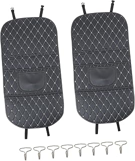 CRAFTHROU 2 Pçs Protetor De Assento De Carro Infantil Protetor De Assento Traseiro Assento De Carro Protetor De Assento De Carro Infantil Protetor De Chute Protetor De Assento Organizador