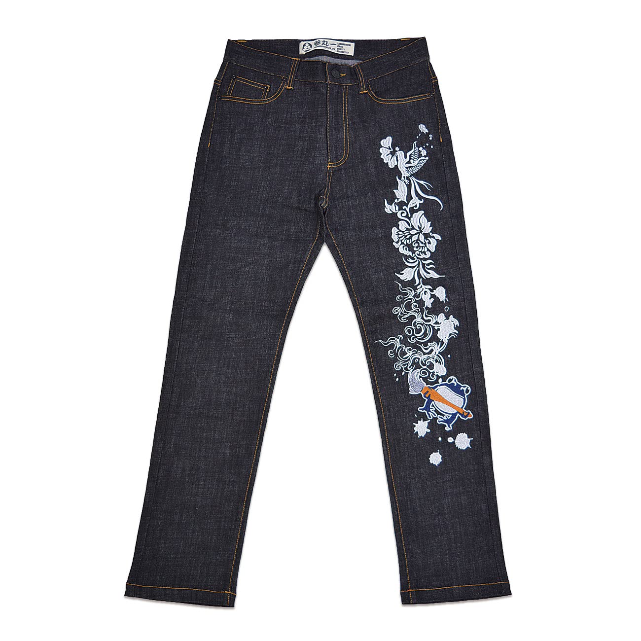 (サンマルイチ)参丸一 筆カエルデニムパンツ(SPT-58003)