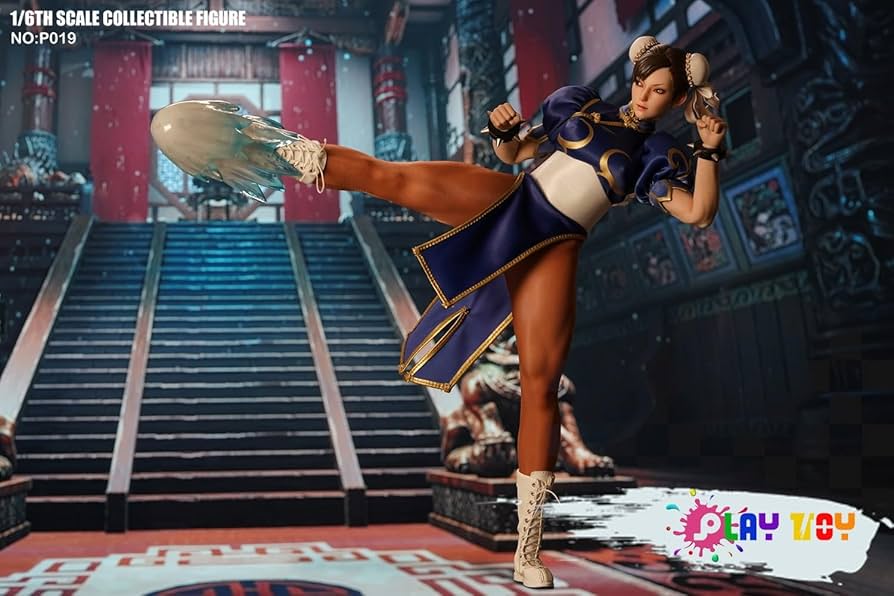 Amazon.co.jp: 「AC」PLAY TOY 1/6 女性 格闘女神 可動 アクション