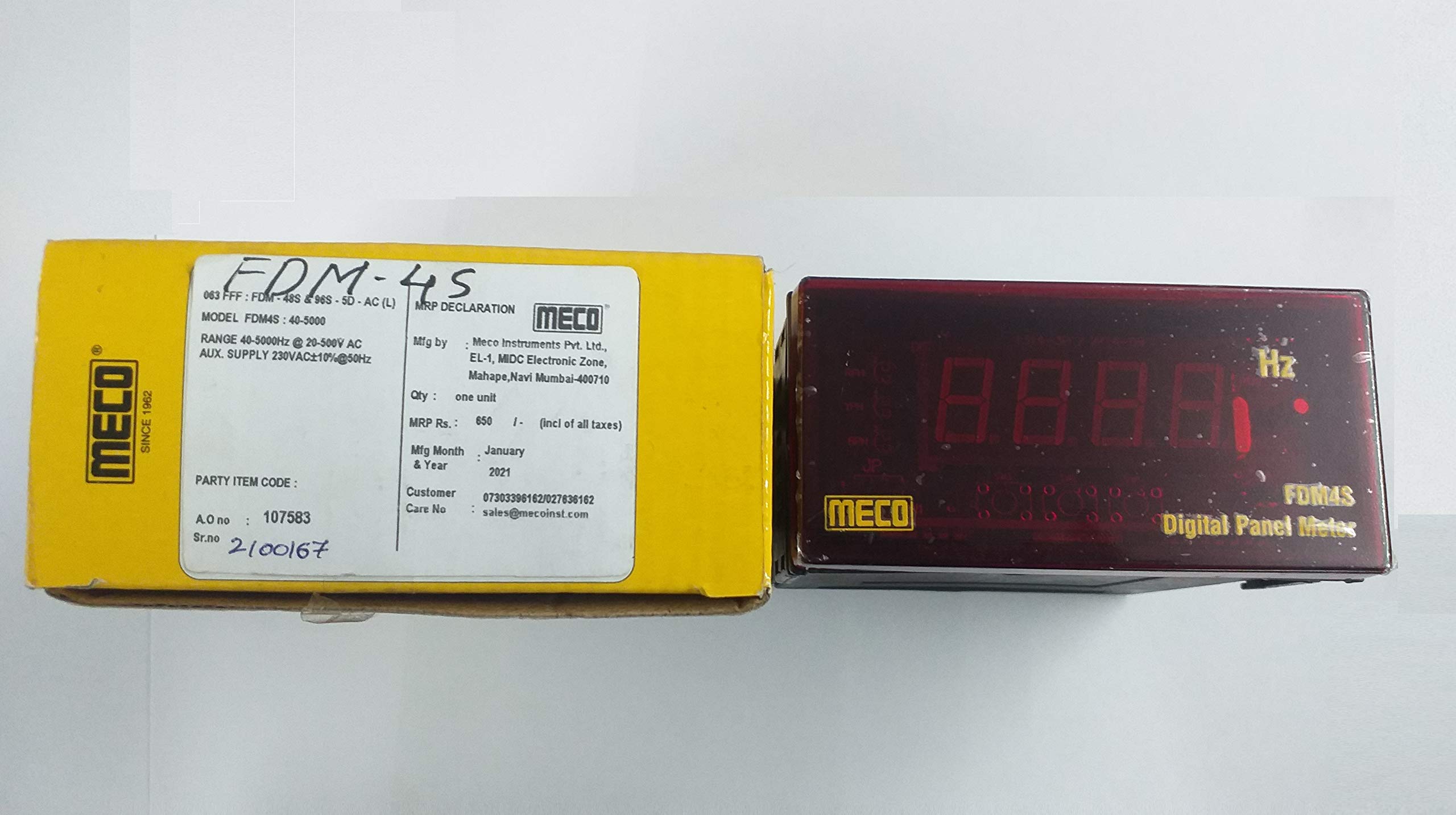 Meco 4 Digit Frequency Meter Model: FDM4S (B08ZN137KQ) Amazon Price History, Amazon Price Tracker
