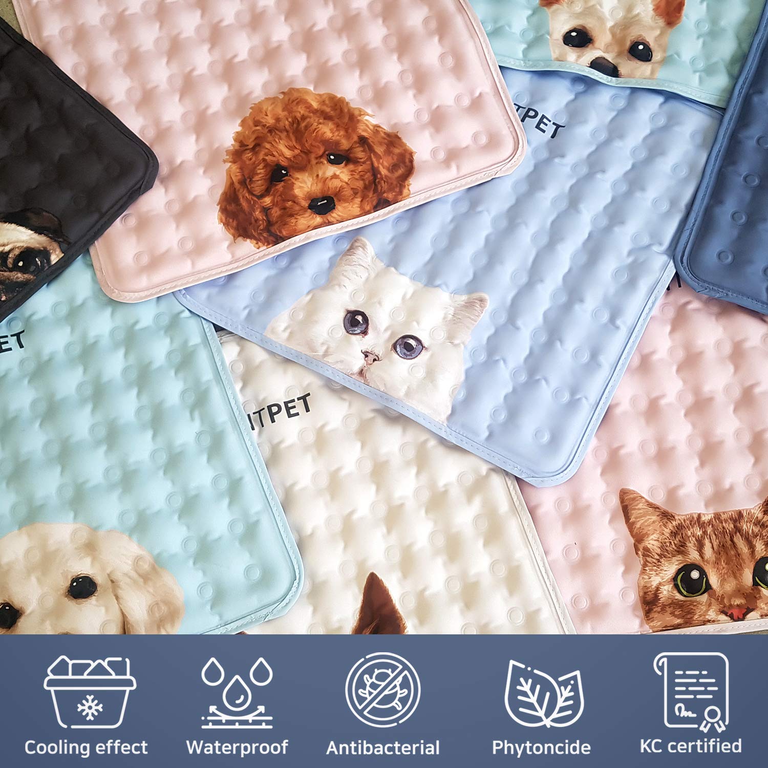 AVANTPET ペット用クールマット 防水性 マット キャンディーピンク M Amazon | アバンペット(AVANTPET) ひんやり 接触冷感 クールマット 冷