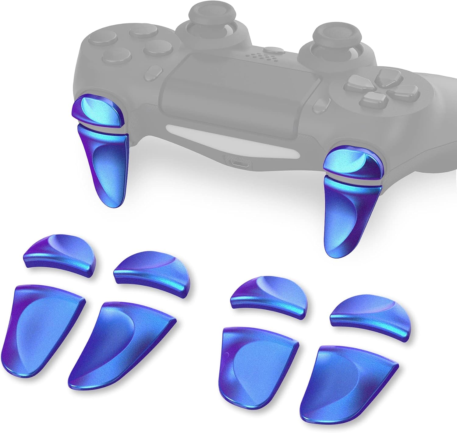 Playvital Ps4全部モデルコントローラーに対応用の2ペアショルダーボタンエクステンショントリガー Ps4コントローラーに適用のゲーム改善アジャスター Ps4 Slim Proコントローラー用のバンパートリガーエクステンダ カメレオンパープルブルー 大決算セール Playvital Ps4全部モデルコントローラーに対応用の2ペアショルダーボタンエクステンショントリガー Ps4コントローラーに適用のゲーム改善アジャスター Ps4 Slim Proコントローラー用のバンパートリガーエクステンダ カメレオンパープルブルー 大決算セール