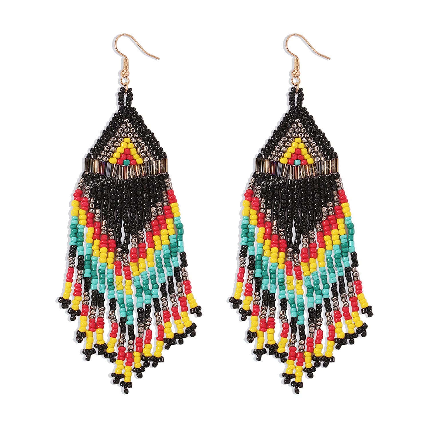 See full amazon price history chart for Young & Forever Gift Handmade Beaded Indian Jewelry Black Seed Bead Inspired Extra Long Beaded Tassel Earrings For Women Young & Forever Gift Handmade Beaded Indian Jewelry Black Seed Bead Inspired Extra Long Beaded Tassel Earrings For Women (B09PSSBSN6) Amazon Price History, Amazon Price Tracker